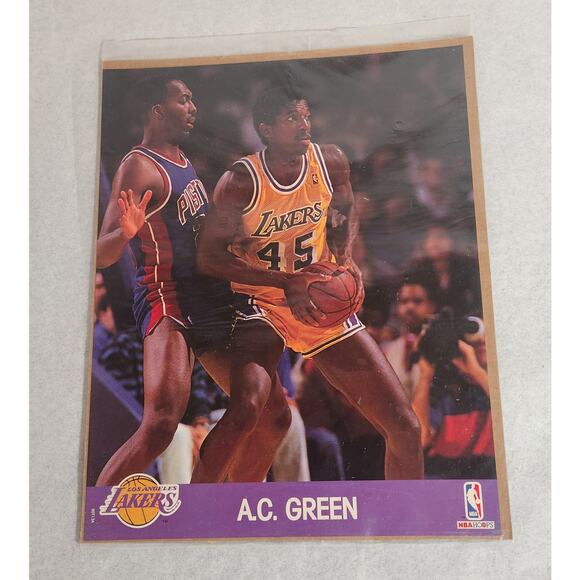 NBA Hoops Action Photos Michael Jordan, A. C. Green, Byron Scott 1990-1991 New - Picture 4 of 5